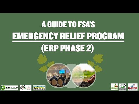 Aid for Farmers: Emergency Relief Program (ERP) Phase 2 Program Explained