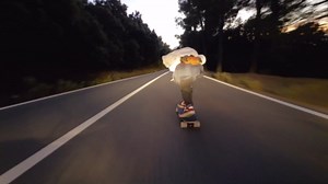 Longboard de Nuit en Raw Run