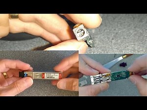 What is inside a fibre optic SFP.