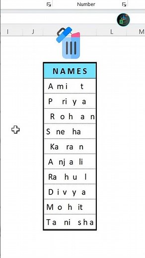 How to Remove Spaces in Excel | Excel Trick #excel #shots