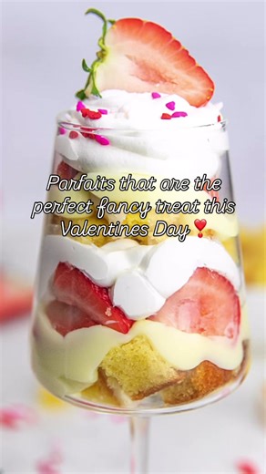 Strawberry Lemon Shortcake Parfaits 🍓🍋✨ The easiest no-bake Valentine’s Day dessert that looks fancy but takes minutes to make. Perfect for class parties, date night, or a sweet mom hack when you need something cute fast. Save this for your Valentine treats lineup 💗 #ValentinesDayDessert #ValentinesTreats #StrawberryDessert #LemonDessert #NoBakeDessert