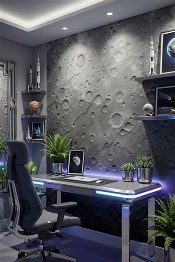 Moon Texture Wallpaper Mural #everwallpaper