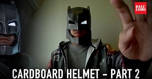 How to make Armored Batman aka Mech Suit Helmet DIY