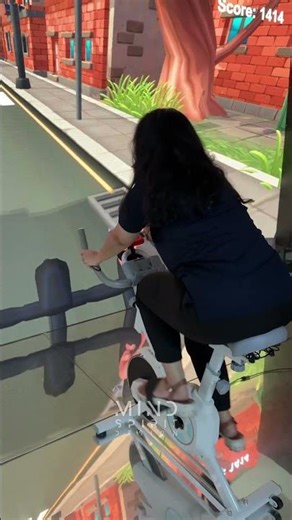 Interactive Cycle Game Simulator | Motion-Based Digital Experience for Events #eventtechnology