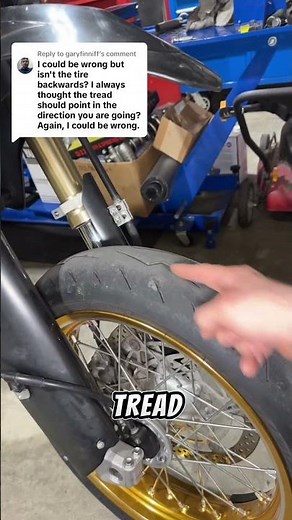 Motorcycle Tire Direction. Is the tire backwards?