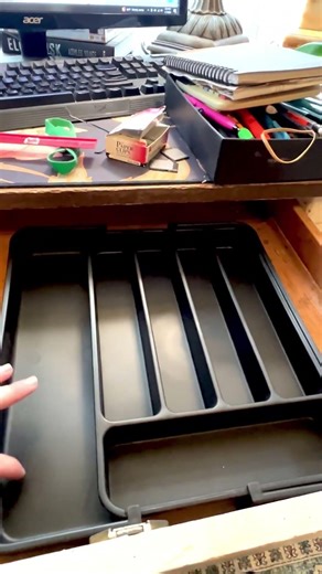 New find of the day! Aujen Silverware Drawer Organizer