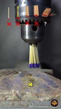 friction expariment with matchsticks #shortvideo #experimnent