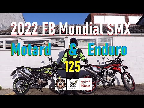 2022 FB Mondial SMX125 Motard & Enduro