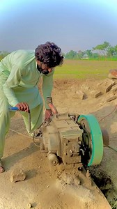 30 Hp Diesel Engine Start up #shortsfeed peter engine starting #shorts #oldengine | Punjab Diy