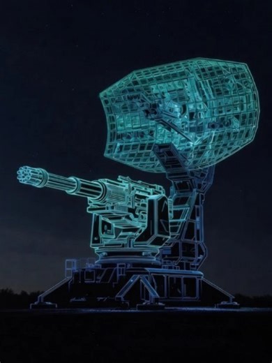 Aether_Blueprints on Instagram: "System Designation: C-RAM-X7/SENTINEL Catagory: Counter-Rocket, Artillery, Mortar (C-RAM), Advanced Automated Point-Defense Gatling Gun System System Role: The C-RAM system is a short-range, last-line-of-defense automated weapon platform designed to detect, track, and neutralize incoming indirect fire threats including: Rockets, Artillery shells, Mortar rounds, Low-altitude aerial threats (UAS, loitering munitions) Operational Concept: The system operates autonom