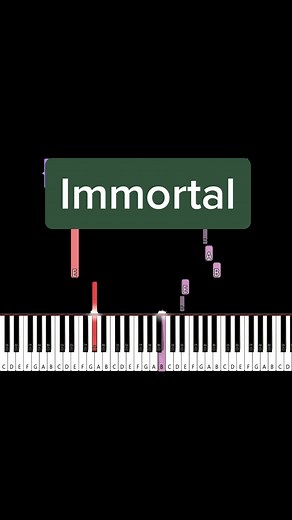 Playboi Carti - Immortal Easy Piano Tutorial
