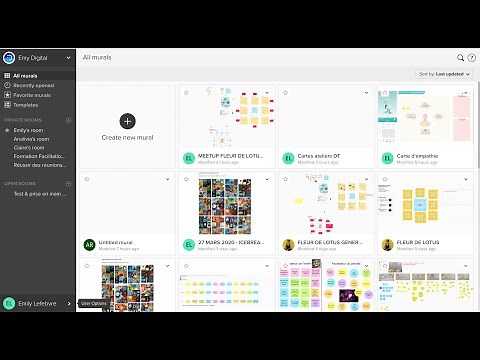 Tuto de prise en main de Mural la plateforme de travail collaboratif et Design Thinking
