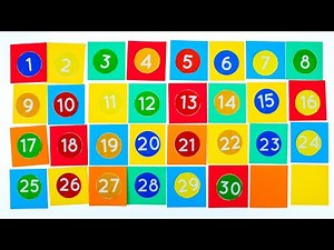 Вырезаем Ножницами Числа от 1 до 30!