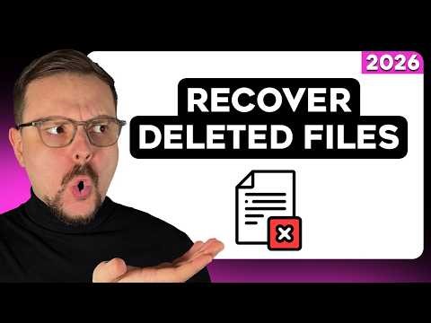 How to Recover DELETED Files - 2026 | Restore Lost Videos, Photos, and Documents