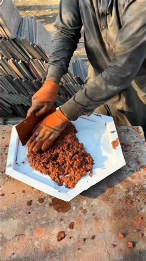 How Red Cobblestone Concrete Tiles Are Made | Step-by-Step Process
