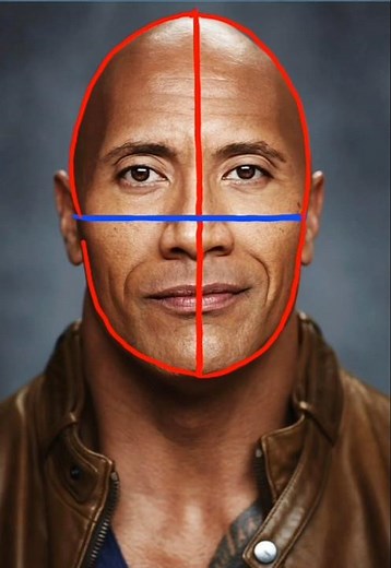 how to draw dwayne johnson easy