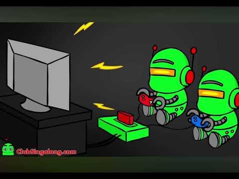 Busy Beavers Neon Green Robot Machine #6 Bulldozer