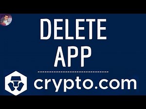 DELETE CRYPTO.COM App, how to remove Crypto.com application ( Card - Price - News - Exchange )