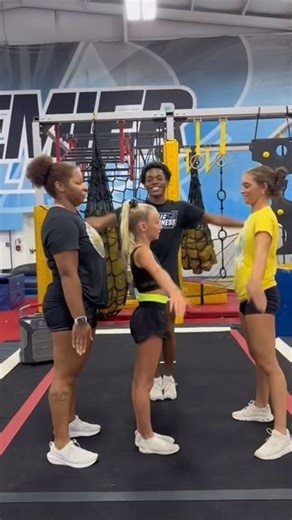 JOURNEY GRACE BUMGARNER | Sunday Fun with the Best Group! ❤️ #pakw_sharkscheer #allstarcheer #allstarcheerleading #cheerleading #cheerislife #cheerstunts... | Instagram