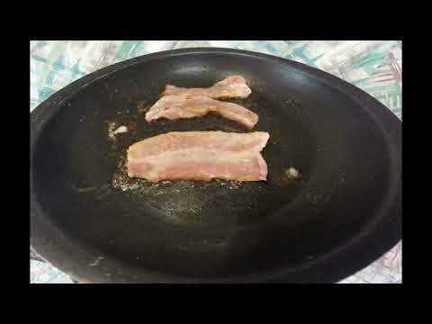 ASMR bacon Sizzle Crispy , Relaxing Bacon Frying sounds #bacon #notalking #asmr