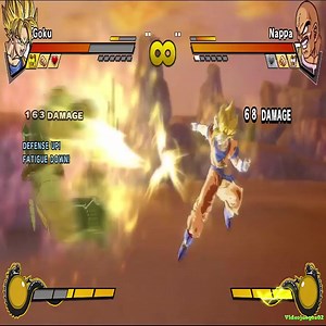 Goku vs Nappa (COM VS COM) | Videojuegos02