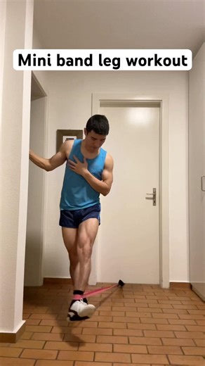 Mini band leg workout at home 🏋️
