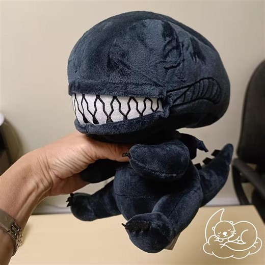 Chibi Alien Xenomorph Plushie · Dark Navy Sci-fi Stuffed Animal · Cute Horror Monster Toy · Soft Space Creature Gift - Etsy Canada