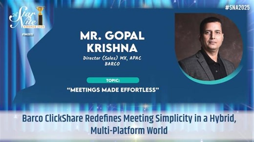 Barco ClickShare Redefines Meeting Simplicity in a Hybrid, Multi-Platform World | VARINDIA