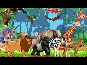 ABC Safari Animals Song | Learn Alphabet with Animal Sounds for Kids