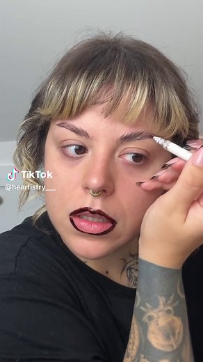 Flawless Makeup for an Alternative Goth Wedding