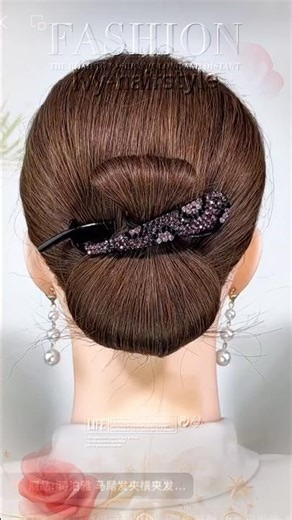 Top 5 Elegant and Easy Hairstyles You Can Do in 5 Minutes! #shorts #hairstyletutorial #quickhairle