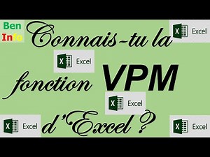 Comment utiliser la fonction VPM d'Excel #fonctionexcel #formationexcel #apprendreexcel