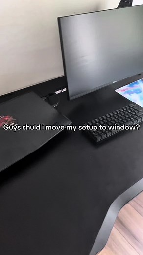 Shuld i? #setup #minimalist #techtok #glasspad #window #technology #setupedit