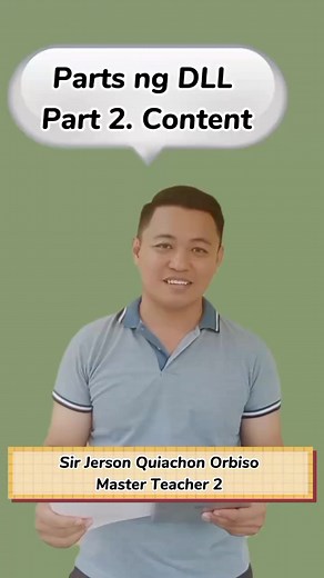 4.5K views · 78 reactions | Parts Ng DLL Part 2. Content #depeddailylessonlog #DLL #depednewbieteachers #lessonplan | Language & Literacy Research TV | Facebook