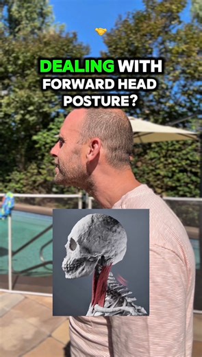 Comment “FORWARD HEAD” below for lifetime access to my 20-Week Program! If you’ve been dealing with forward head posture and all the neck stretches or chin tucks haven’t been as effective as you thought they’d be, here’s what’s probably going on — and how to fix it. Forward head posture isn’t just a neck issue — your spine moves as one unit. When your hips and pelvis are out of alignment, it throws off the entire foundation of your posture. Here’s one position that helps reset it: Stand with you