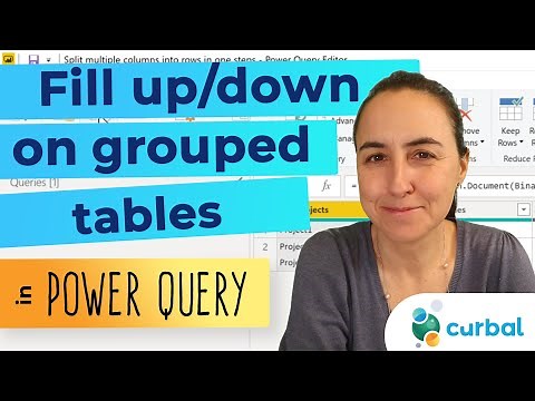 Fill up/ down with conditions in Power Query