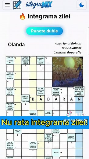 🧠 Integrame interactive 🎁 Concurs cu premii 🔥 Integrama zilei = puncte duble 👉 Link in Bio #integrame #braintraining #concursromania #premii #tiktokromania #dailychallenge #integramix #concurs