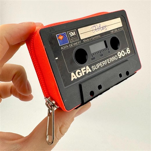 Cassette Wallet – Handmade Upcycled Coin & Cash Holder, Eco Gift - Etsy