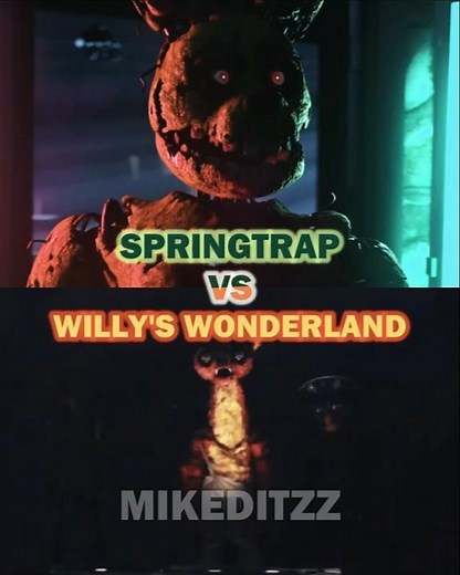 Springtrap VS Willy's Wonderland #fnaf #willyswonderland