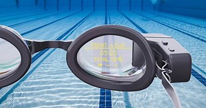 Holoswim goggles are the latest to show wearers their swimming data