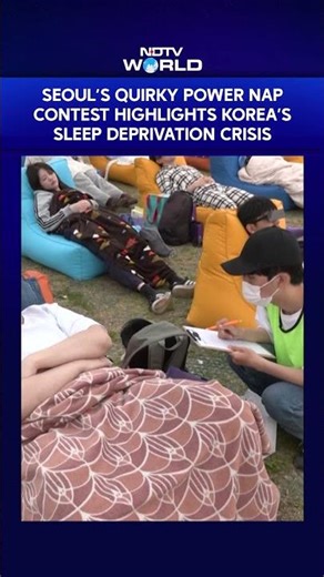 Seoul Stages Quirky Power Nap Contest To Highlight Country's Growing Sleep Deprivation Crisis