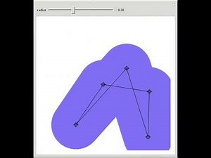 The Minkowski Sum of a Disk and a Polygon
