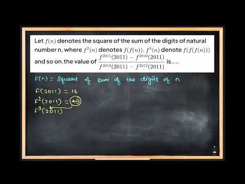 M6_Let f(n) denotes the square of sum of digits of natural number n, where f^2(n) denotes f(f(n)).