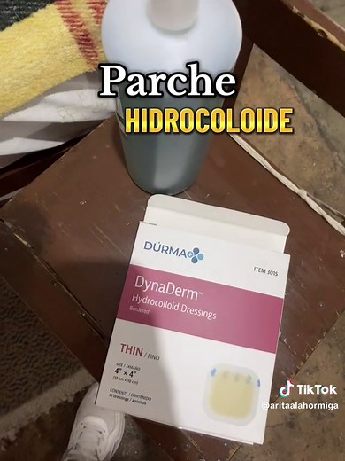 Uso de parches hidrocoloides en curación de heridas