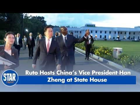 Ruto Hosts China’s Vice President Han Zheng at State House
