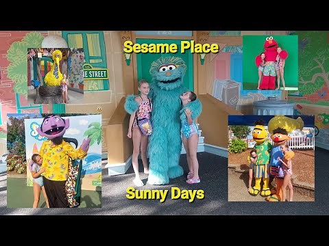 Our Day at Sesame Place | Sesame Street Character Meet & Greet | Party Parade | Waterpark Fun Summer