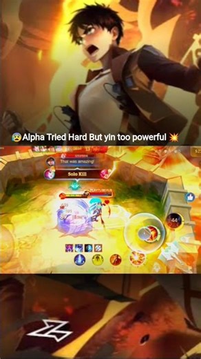 ⚡ They Picked Alpha… Biggest Mistake vs Pro Yin #yin #mobalegend #progameplay #short #viral