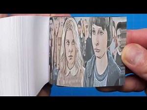 Eleven makes Troy piss himself flipbook | Stranger Things 1