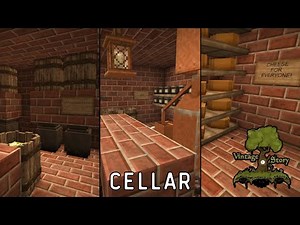 Vintage Story | 🌾🧅🥩🍎🧀 How to Build a Cellar 🌾🧅🥩🍎🧀 | MINIMALIST | 3 of 3