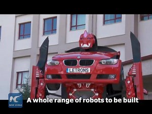 The ultimate darling for die-hard Transformers fans! A Turkish company, Letvision, has recently created an actual robot out of a BMW. It can speak and move its head and arms. Click this video and watch how a real car transforms into a robot! | China Xinhua News